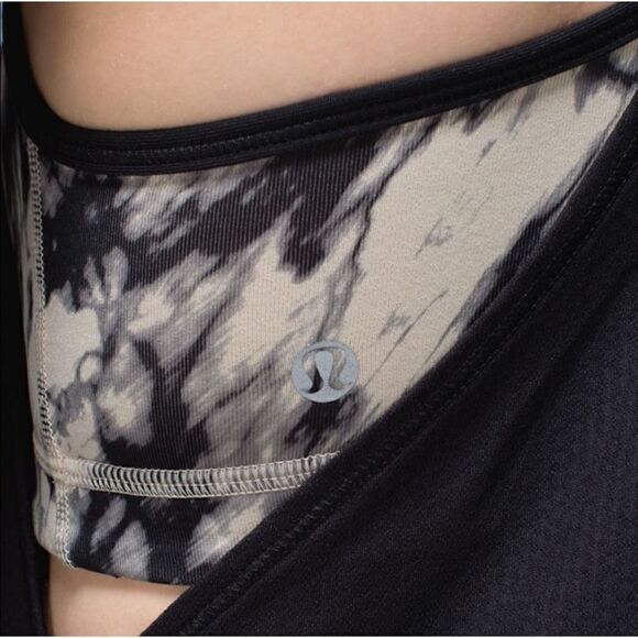 LULULEMON ATHLETICA NO LIMITS TANK IN GEANITE SIZE 4 - Picture 4 of 11